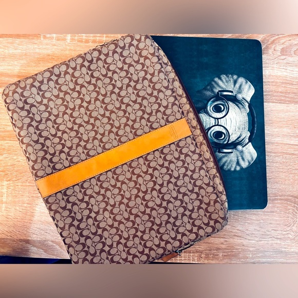 Coach Handbags - (SOLD) Coach Signature C Laptop Sleeve (Excellent Condition)